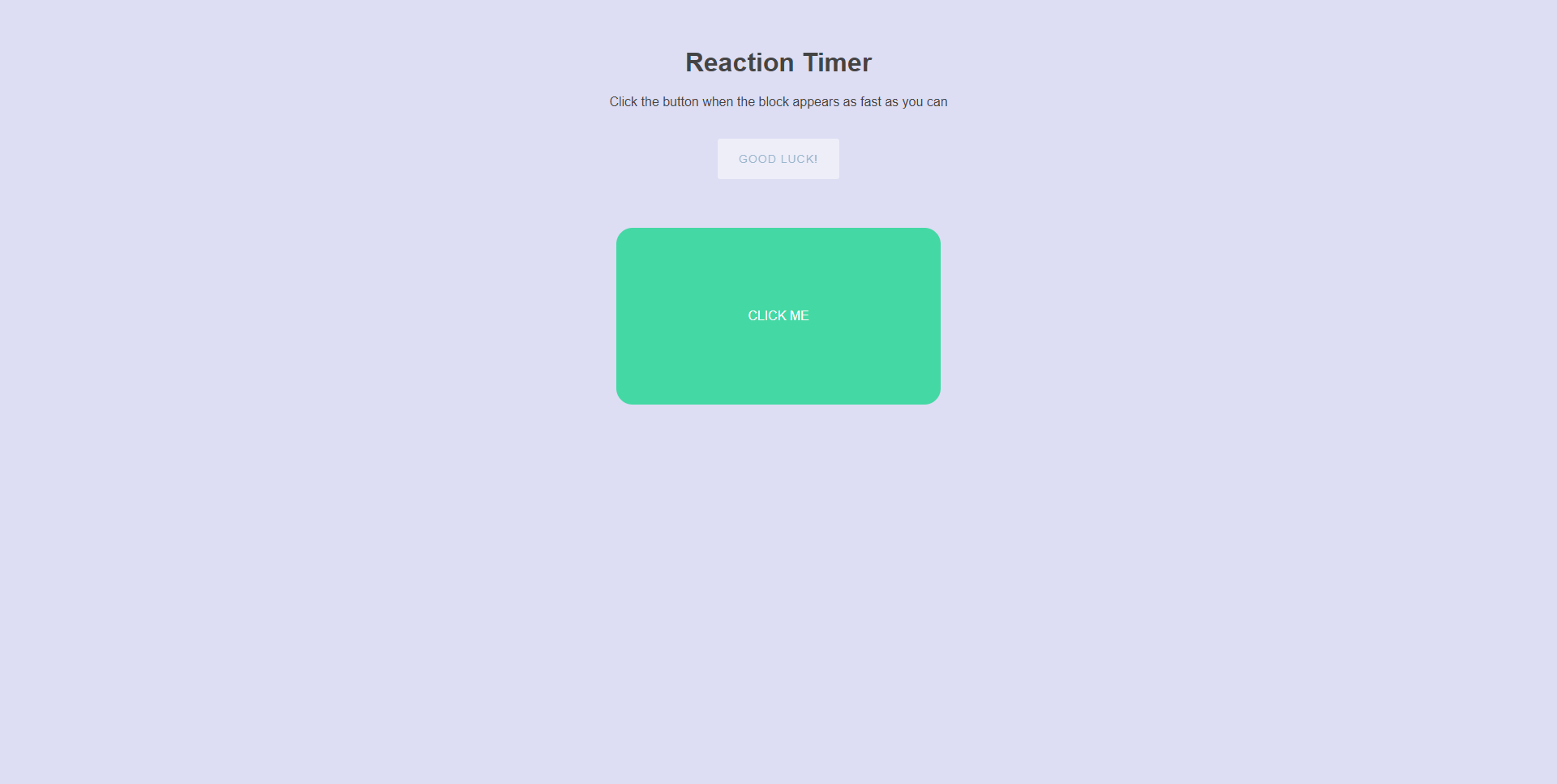 Reaction Timer